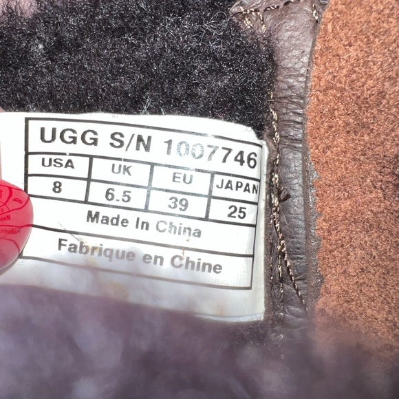 NWT UGG ”Oregon” Moto Heeled Mid Calf Leather Boots - Picture 6 of 16